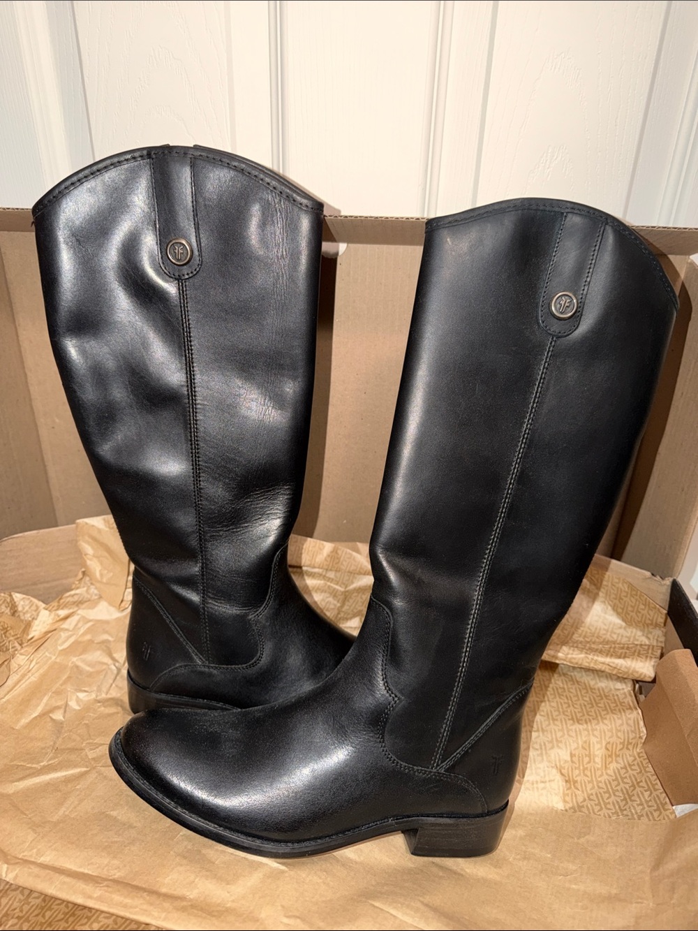 Frye Marissa Medallion Leather Boots